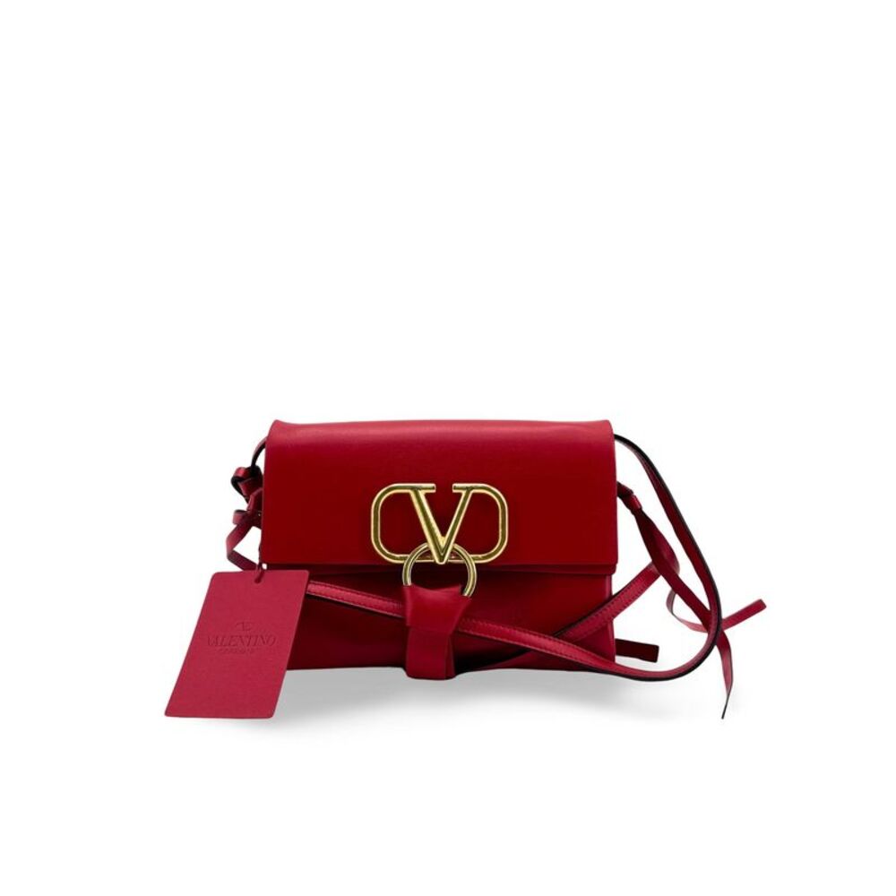 Valentino Garavani V-Sling Small Shoulder Bag Red